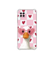 PrintiFy Huawei P40 Lite ile Uyumlu Pembe Pötikare Serisi Göletin Gülü Tasarımlı Uv Baskılı Köşe Korumalı Antişok Kılıf