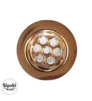 Sipahi Marble Altın Kaplama Lavabo Süzgeci