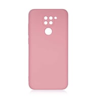 Xiaomi Redmi Note 9 Kılıf Orj Lansman Serisi Pürüzsüz Esnek Kadife İç Kısım (Açık Pembe)