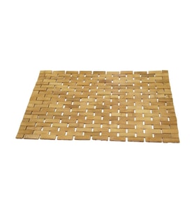 DİKDÖRTGEN - BAMBU KAYDIRMAZ BANYO PASPASI 42X62CM