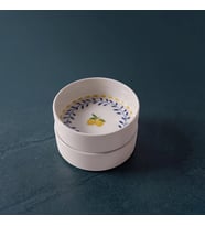 GÜRAL PORSELEN Limon Desenli 2li 13 cm Porselen Kase Seti