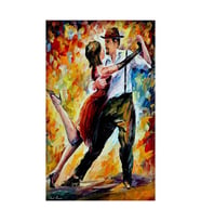 Dans Eden Çift Temalı PiMarks Kanvas Tablo 31 En  40cm x Boy  60cm