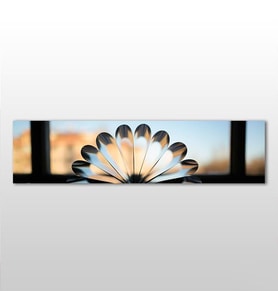 Soyut Papatya Kanvas Tablo 180x60cm (Karışık)