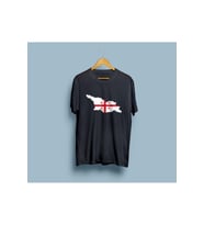 Oversize Georgia / Gürcistan Tasarım unisex T-shirt