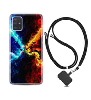 Samsung a71 A72 A73 A7 A9 2018 C7 C9 Kılıf Boyun Askılı Silikon Red Blue Leon 1714