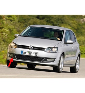 VW Polo 2010-2014 Ön Tampon Sağ Sis Farı Kapağı 6R0853666D