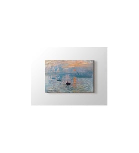 Claude Monet - Impression Sunrise 1872 Tablo - 106193 - 40x30 Cm