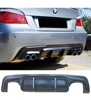 E60 Vorstainer Difüzör Parlak Siyah Plastik 2003-2010 Arka-difizör-bodykit-ek-karlık