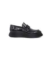 Luciano Bellini C22805-2 Erkek Loafer Ayakkabı - SİYAH RUGAN