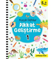 Küçük Dahiler Dikkat Geliştirme 1 - 5+ Yaş (Pedagog Onaylı)