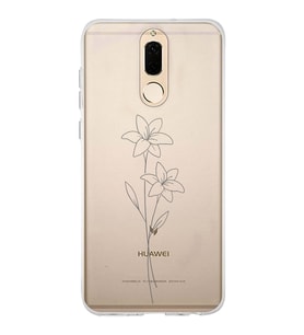 Huawei Mate 10 Lite Uyumlu Baskılı Yumuşak Silikon Şeffaf Telefon Kılıfı
