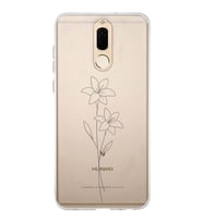 Huawei Mate 10 Lite Uyumlu Baskılı Yumuşak Silikon Şeffaf Telefon Kılıfı
