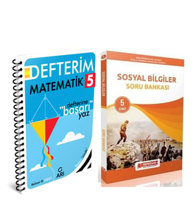 Arı 5. Sınıf Matematik Defteri Matemito ve Referans Sosyal Bilgiler Soru Bankası Seti 2 Kitap