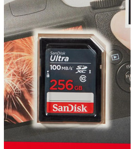 SanDisk Ultra SDSDUNR-256G-GN3IN Class 10 UHS-I U1 256 GB Hafıza Kartı Teşhir