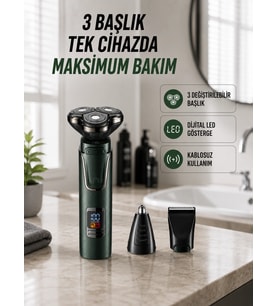 Mey İthalat® Kuru Kullanıma Uygun Erkek Tıraş Makinesi