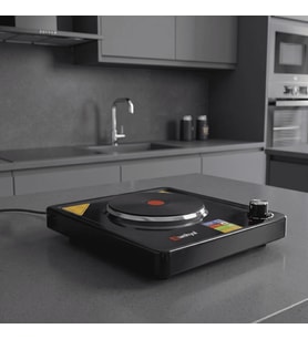 Kunhya Tekli Elektrikli Ocak Siyah