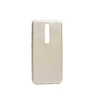 Nokia 5.1 Plus Uyumlu Kılıf Zore Premier Silikon Kapak (Gold)