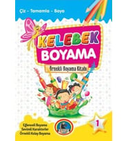 Kelebek Boyama Kitabı (8 Takım)