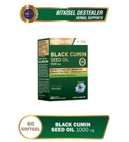 Nutraxin Çörek Otu Yağı 1000 mg 60 Yumuşak Kapsül