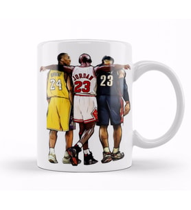Jordan Kobe James Kupa Bardak Porselen