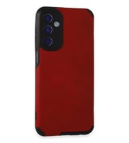 Newface Samsung Galaxy M34 5G Kılıf Loop Deri Silikon - Kırmızı