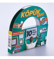 Boss Köpük Bant Montaj Aksesuar Yapıştırma Bandı 18mmx10Mt-10KG Taşır