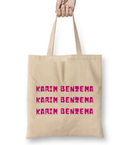 Karim Benzema -BAllon d'or -the best player İn The World 2021 - Vintage Retro Rainbow Style Bez Çanta Uzun Saplı