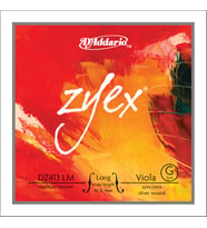 D'Addario DZ413LM Zyex Tek Viyola Sol (G) Teli (Long Scale)  Gümüş Sarımlı Zengin Ses Derinliği Hassas Yay Duyarlılığı ve Hızlı Alışma Süresi