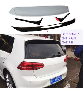 Volkswagen Golf 7 Gti Bagaj Üstü Spoiler 4 Parça Abs Plastik 2013-