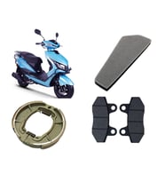 Kuba Blazer Xr 50 Bakım Seti Ön-Arka Balata Ve Hava filtresi (Beyaz)