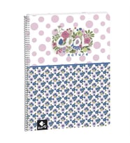 Busquets Cool Nature Çizgili A4 Spiralli Defter 80 Yaprak 5105309540