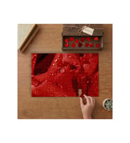 Su Damlaları Gül yaprakları Tasarımı 240 parça Ahşap Puzzle Ahşap Kutuda MP07800