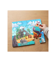 Korsan Gemisi - Hazineler Tasarımlı 24 Parça Ahşap Çocuk Puzzle MPK0898