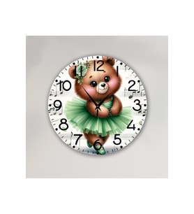 bilge Tasarım Çocuk Odası Duvar Saati 30 x 30 CM (Karışık)