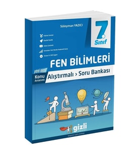 Gizli Yayınları 7. Sınıf Fen Bilimleri Alıştırmalı Soru Bankası