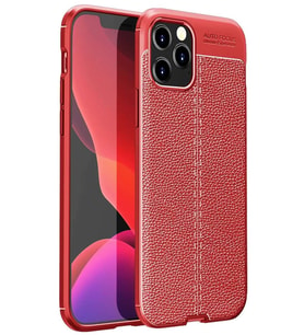 iPhone 12 Pro Kılıf Auto Focus Kapak - Kırmızı