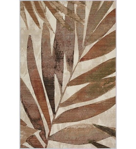 Eliana Home Baskılı, Yıkanabilir Kaymaz Taban Salon Halısı LNA1454 100x150 cm (Kahverengi)