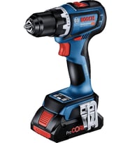 Professional 18 V Sistem Akülü Matkap GSR 18V-90 C (2 x Akü 5.0 Ah, Hızlı Şarj Cihazı GAL 18V-40, 1/1 Giriş, L-BOXX), Pil ile Çalışır, Mavi