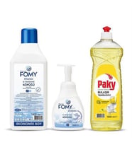 FOMY Classic Köpük Sabun Seti + PAKY Elde Bulaşık Deterjanı