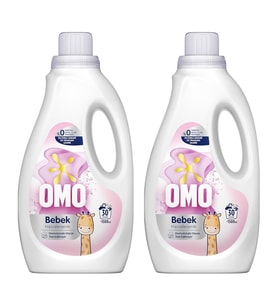Omo Bebek Sıvı Çamaşır Deterjanı 1500 ml x 2 Adet