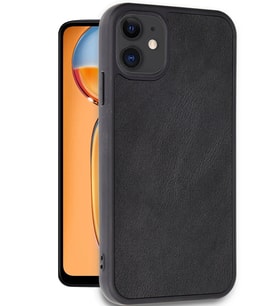 ERTAN iPhone 11 Kılıf Aras Deri Kapak - Siyah