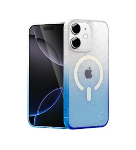iPhone 12 Pummel Shiny Magsafe Kapak - Mavi