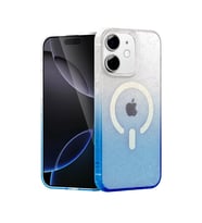 iPhone 12 Pummel Shiny Magsafe Kapak - Mavi