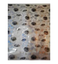 ŞEFAF Masa Örtüsü 120cm X 130cm 1.8mm Pvc Masa Örtüsü Desenli Koruyuc (Çok Renkli)