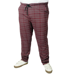 Mode XL Büyük Beden Erkek SweatPant Yancep 22514 Mürdüm