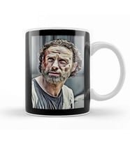 Rick Grimes Beard Kupa Bardak Porselen