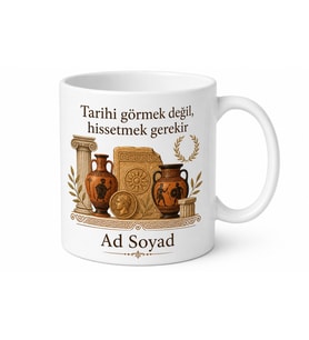Müzeler Haftası Tarih Meraklılarına Antik Eser Gözlemi Kupa Bardak Hediye