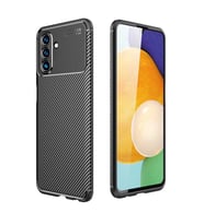 Galaxy A04S Kılıf Zore Negro Karbon Tasarım Silikon Kılıf (Siyah)