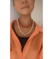 Mercan Sedef Kolye