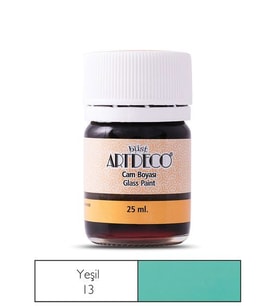 Artdeco Cam Vitray Boyası 25 ml. 13 YEŞİL 